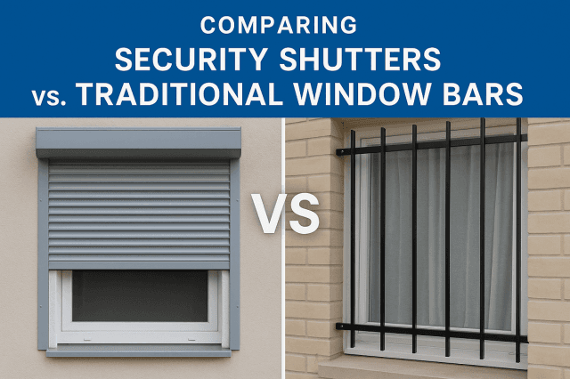 Comparing Security Shutters vs. Traditional Window Bars