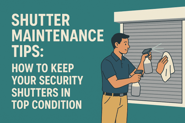 Shutter Maintenance Tips: How to Keep Your Security Shutters in Top Condition